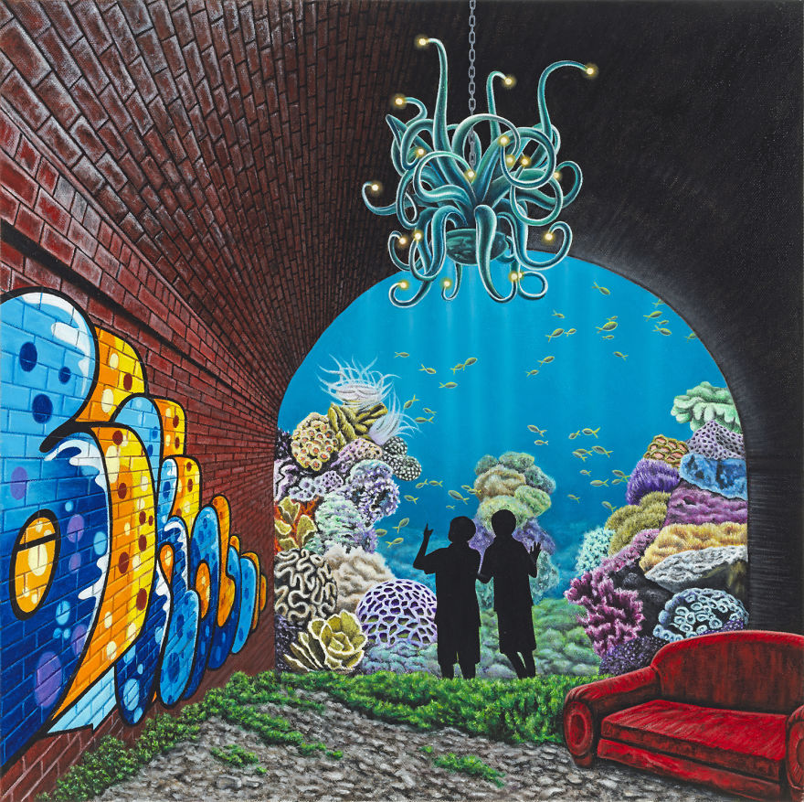 Despite The Fantasy, An Exhibition Of New Fantastical Paintings By Nicole Gordon, On View At Corey Helford Gallery Despite The Fantasy, An Exhibition Of New Fantastical Paintings By Nicole Gordon, On View At Corey Helford Gallery