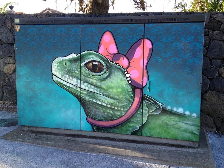 New Zealand Artists Adorn Utility Boxes With Amazing Works Of Art (80 Pics) New Zealand Artists Adorn Utility Boxes With Amazing Works Of Art (80 Pics)