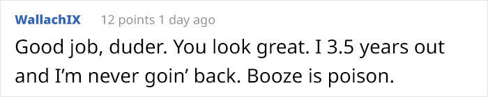 Guy Stops Drinking Alcohol, Shows How Much Sobriety Changed Him In 3 Years Guy Stops Drinking Alcohol, Shows How Much Sobriety Changed Him In 3 Years