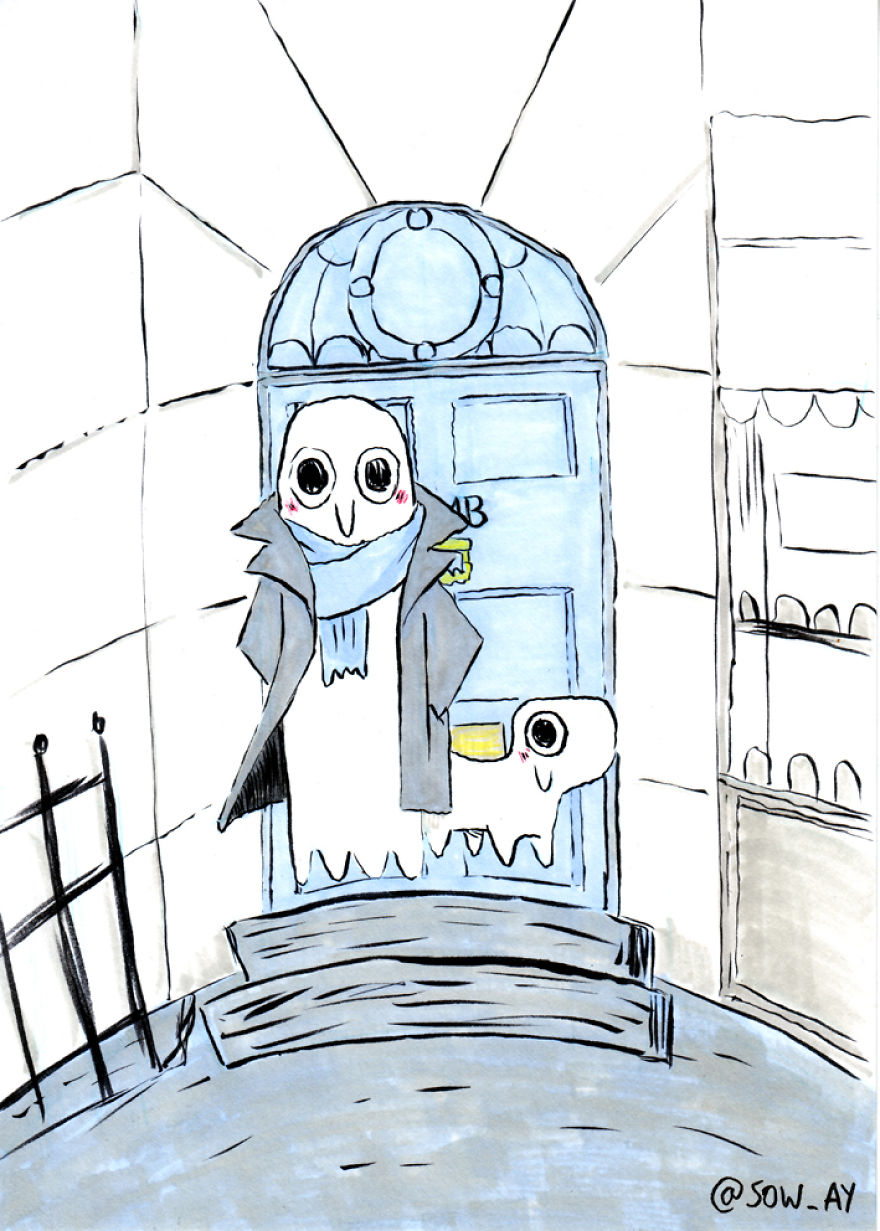 The Adventures Of A Little Ghost And His Cute Dog That I Drew For This Year’s Inktober The Adventures Of A Little Ghost And His Cute Dog That I Drew For This Year’s Inktober