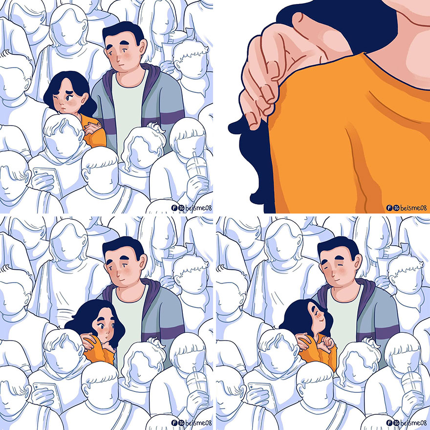 Artist Depicts Her Relationship With Her Boyfriend In 31 Illustrations Artist Depicts Her Relationship With Her Boyfriend In 31 Illustrations