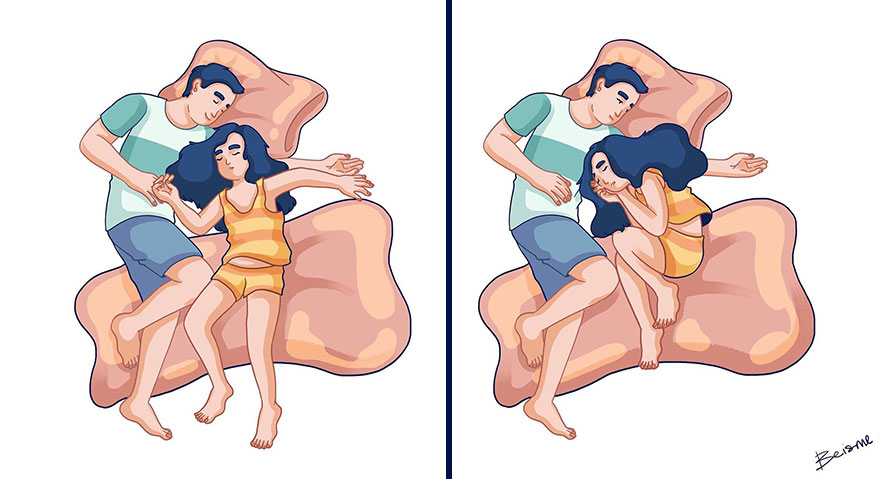 Artist Depicts Her Relationship With Her Boyfriend In 31 Illustrations Artist Depicts Her Relationship With Her Boyfriend In 31 Illustrations