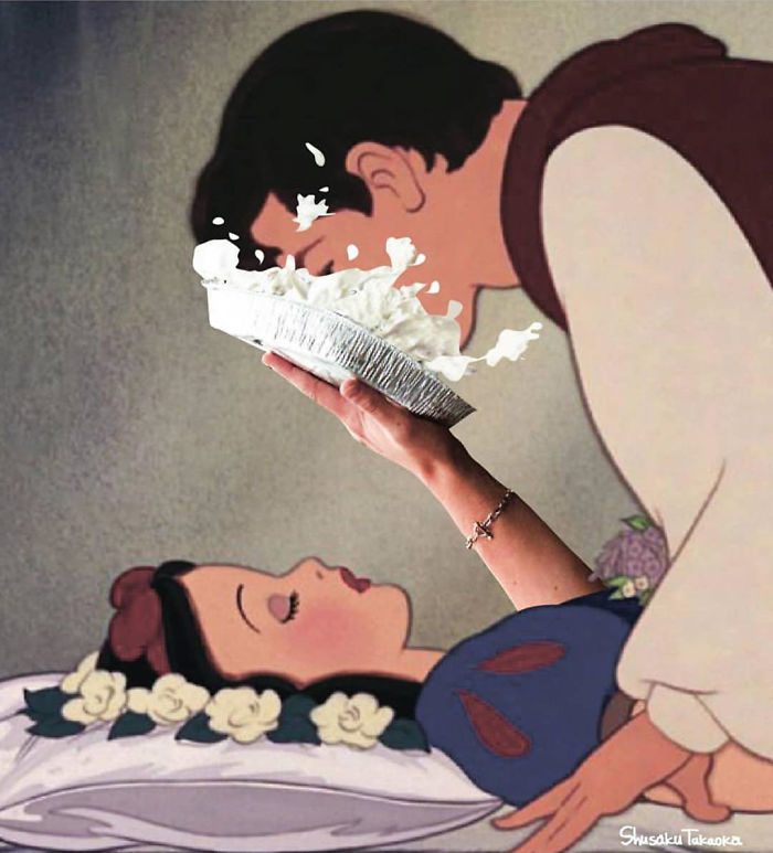Artist Takes Away The Innocence From Disney Characters And Puts Them Into Wrong Scenarios (25 Pics)