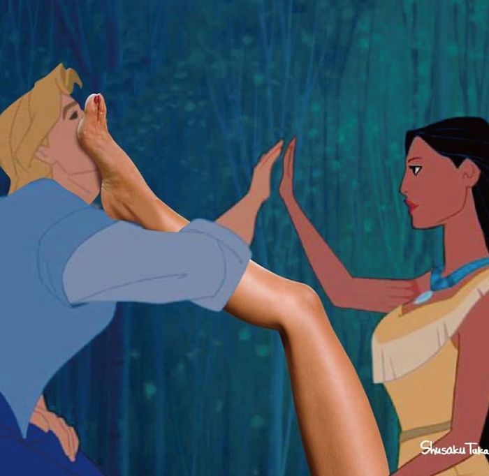 Artist Takes Away The Innocence From Disney Characters And Puts Them Into Wrong Scenarios (25 Pics)