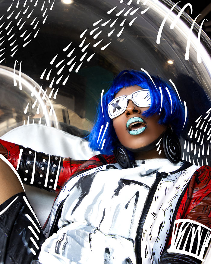 Using Body Paint, I Turn Myself Into Living Pop Art Illustrations Using Body Paint, I Turn Myself Into Living Pop Art Illustrations