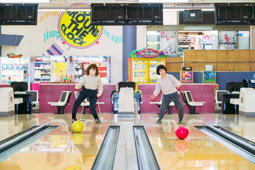 My 12 New Self-Portraits With A Scarecrow To Raise Awareness Of Depopulation Problems In Japan My 12 New Self-Portraits With A Scarecrow To Raise Awareness Of Depopulation Problems In Japan