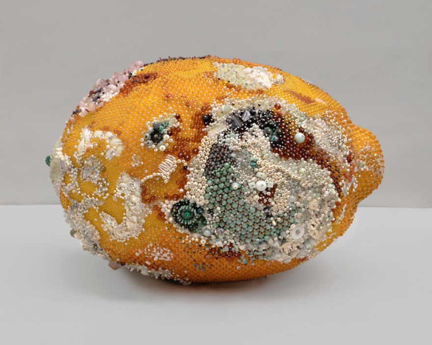 These Moldy Fruits Are Actually Sculptures Made Of Gemstones These Moldy Fruits Are Actually Sculptures Made Of Gemstones
