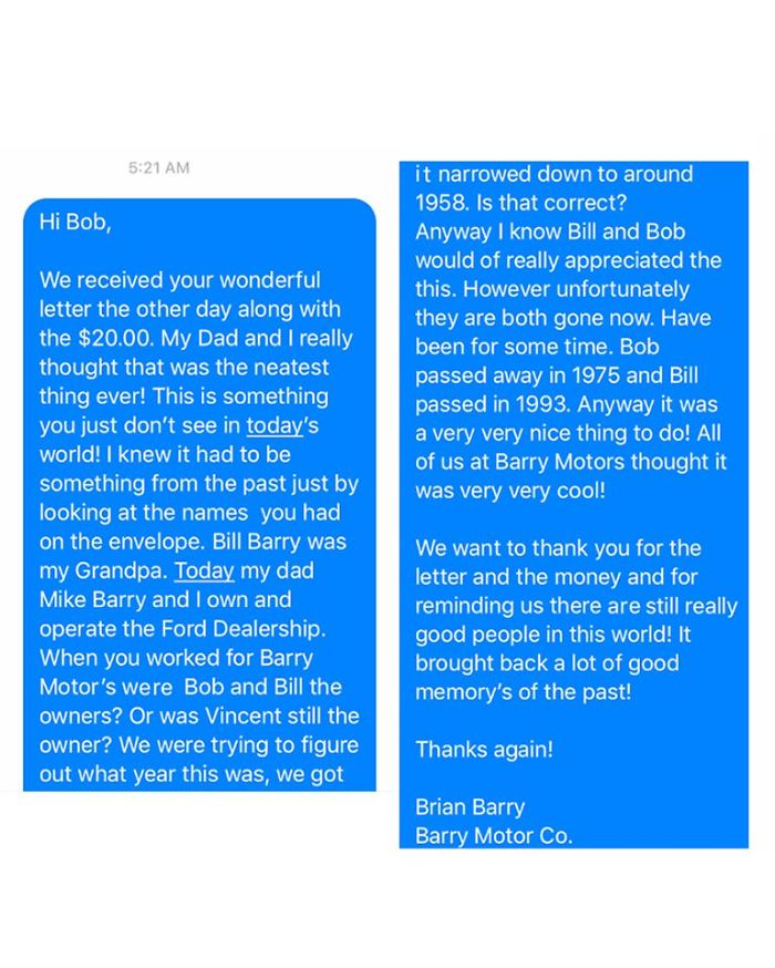 A Sweet 79-Year-Old Man Pays Off A $14 Debt From 1958 A Sweet 79-Year-Old Man Pays Off A $14 Debt From 1958