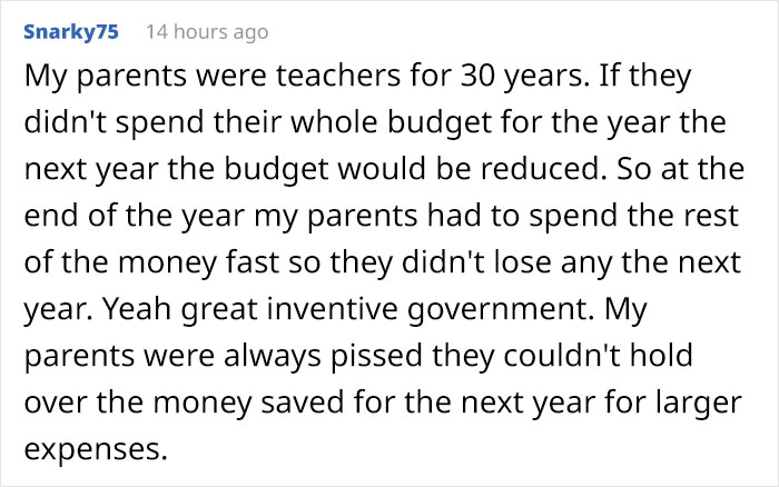 Company Ends Up Spending $65/Week More After Not Listening To Employee’s Reasoning On Meal Limits Company Ends Up Spending $65/Week More After Not Listening To Employee’s Reasoning On Meal Limits