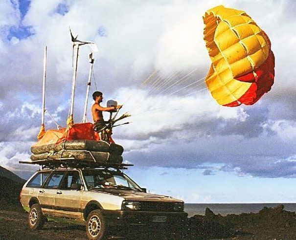 In 1999, This Man And His Friend Spent 119 Days In A Floating Car And Crossed The Atlantic In 1999, This Man And His Friend Spent 119 Days In A Floating Car And Crossed The Atlantic
