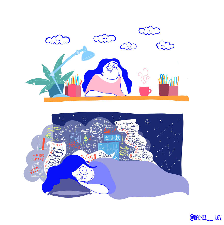 I Create Fun And Colorful Illustrations To Laugh At Problems Women Often Over-Think (20 Pics) I Create Fun And Colorful Illustrations To Laugh At Problems Women Often Over-Think (20 Pics)