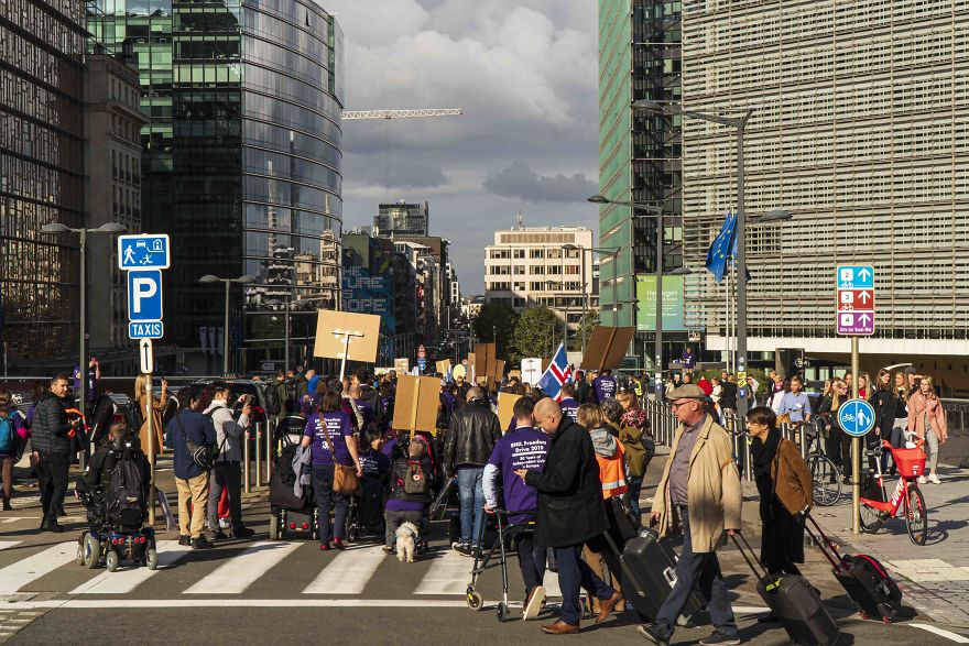 “Institution, No Solution” Was The Slogan Of Over 300 Disabled Activists Who Came To Brussels From All Over The World “Institution, No Solution” Was The Slogan Of Over 300 Disabled Activists Who Came To Brussels From All Over The World