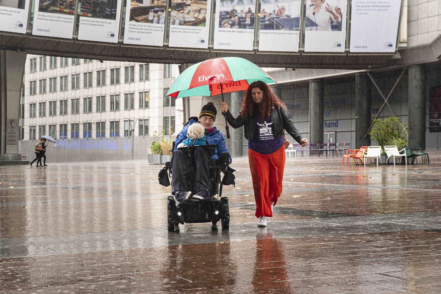 “Institution, No Solution” Was The Slogan Of Over 300 Disabled Activists Who Came To Brussels From All Over The World “Institution, No Solution” Was The Slogan Of Over 300 Disabled Activists Who Came To Brussels From All Over The World