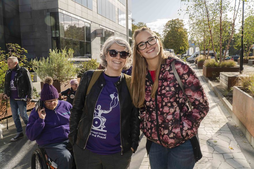 “Institution, No Solution” Was The Slogan Of Over 300 Disabled Activists Who Came To Brussels From All Over The World “Institution, No Solution” Was The Slogan Of Over 300 Disabled Activists Who Came To Brussels From All Over The World