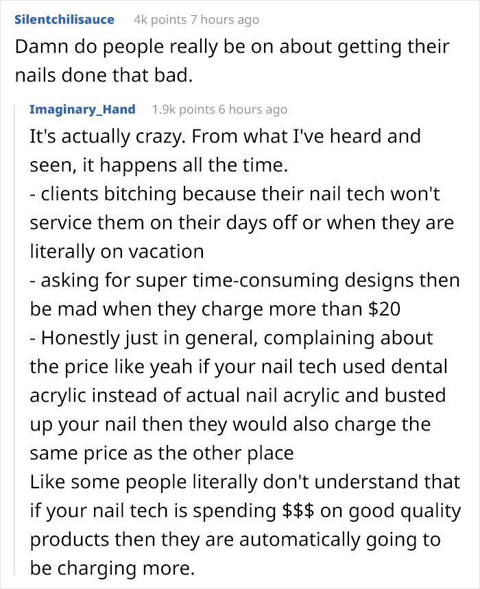 Woman Surprised To See Her Manicurist Shopping After She Said She’s Fully Booked, Confronts Her And Gets Roasted Woman Surprised To See Her Manicurist Shopping After She Said She’s Fully Booked, Confronts Her And Gets Roasted