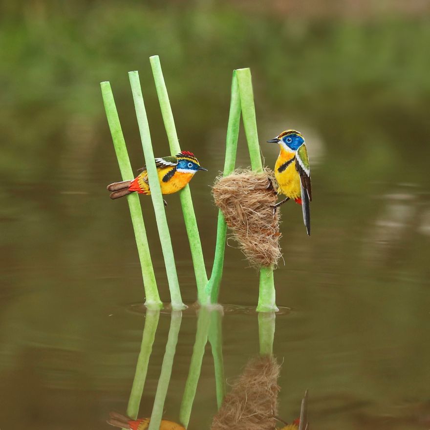 We Make Paper Cut Miniature Animals and One Takes 4 To 6 Hours To Complete We Make Paper Cut Miniature Animals and One Takes 4 To 6 Hours To Complete