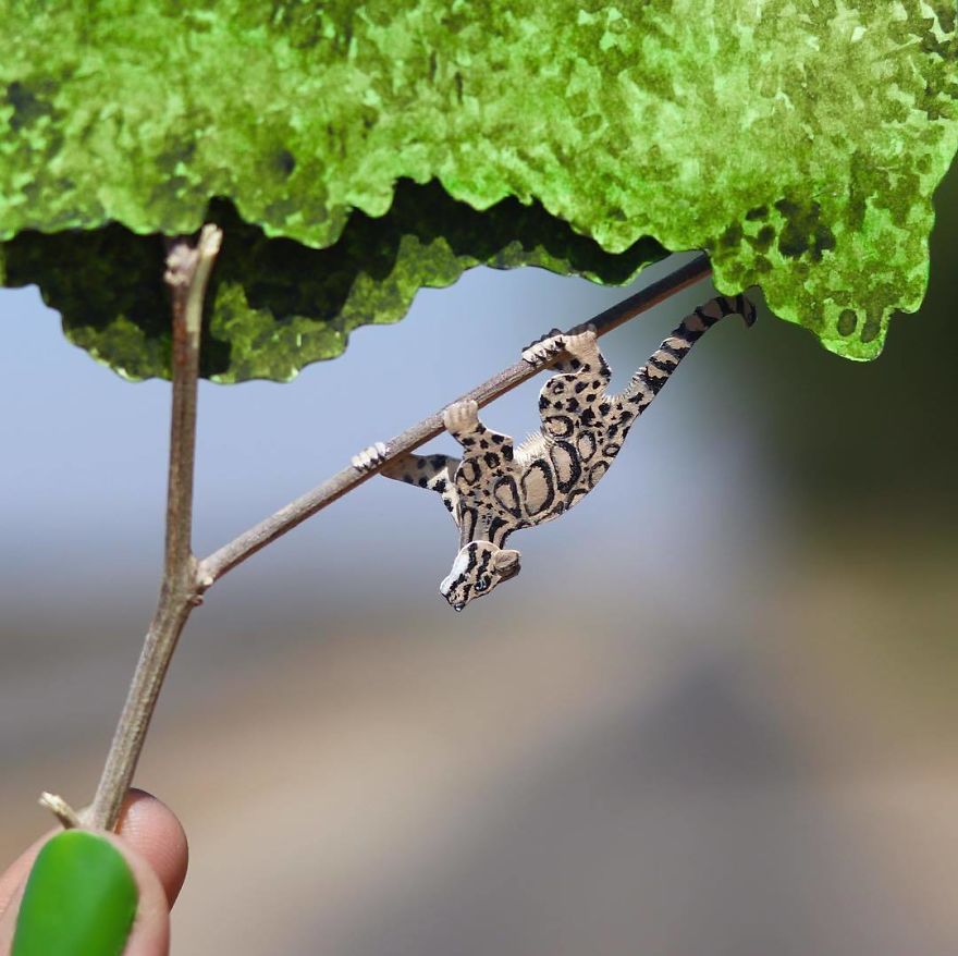 We Make Paper Cut Miniature Animals and One Takes 4 To 6 Hours To Complete We Make Paper Cut Miniature Animals and One Takes 4 To 6 Hours To Complete