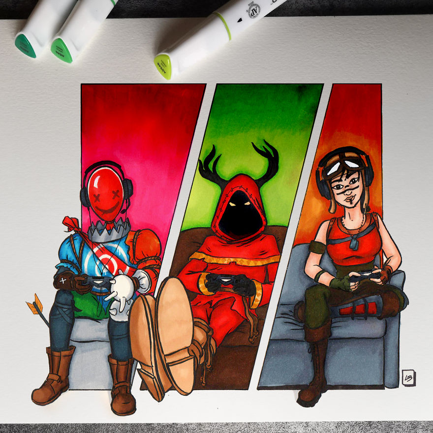 I Imagined What Would Happen If Video Game Characters Were Gamers (21 Pics) I Imagined What Would Happen If Video Game Characters Were Gamers (21 Pics)