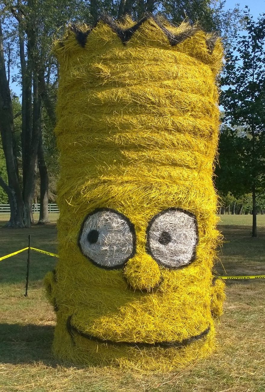 My Sculptures Of Famous Characters On Hay Bales Will Put You In The Halloween Mood (14 New Pics) My Sculptures Of Famous Characters On Hay Bales Will Put You In The Halloween Mood (14 New Pics)