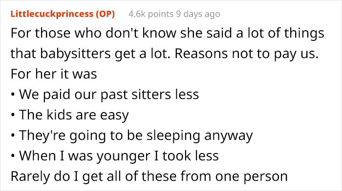Babysitter Shares A Text Exchange With Parents Who Were Looking For Someone To Exploit As Cheap Labor Babysitter Shares A Text Exchange With Parents Who Were Looking For Someone To Exploit As Cheap Labor