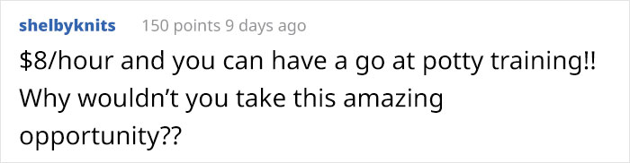 Babysitter Shares A Text Exchange With Parents Who Were Looking For Someone To Exploit As Cheap Labor Babysitter Shares A Text Exchange With Parents Who Were Looking For Someone To Exploit As Cheap Labor