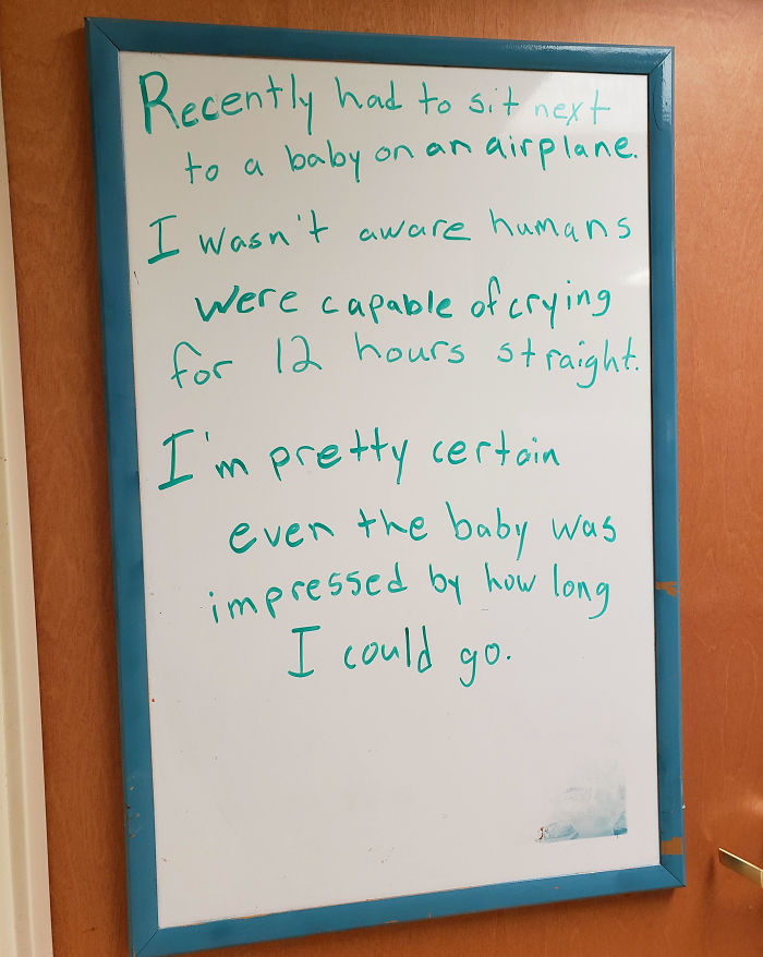 Guy Writes The Stupidest Jokes On A Board At Work Hoping Someone Will Stop Him One Day (24 Pics) Guy Writes The Stupidest Jokes On A Board At Work Hoping Someone Will Stop Him One Day (24 Pics)