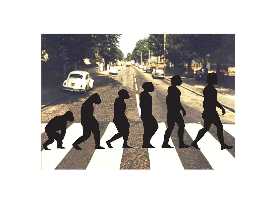 I Poke Fun At Our Modern Society In My 30 Cartoons Of The Human Evolution Silhouette I Poke Fun At Our Modern Society In My 30 Cartoons Of The Human Evolution Silhouette