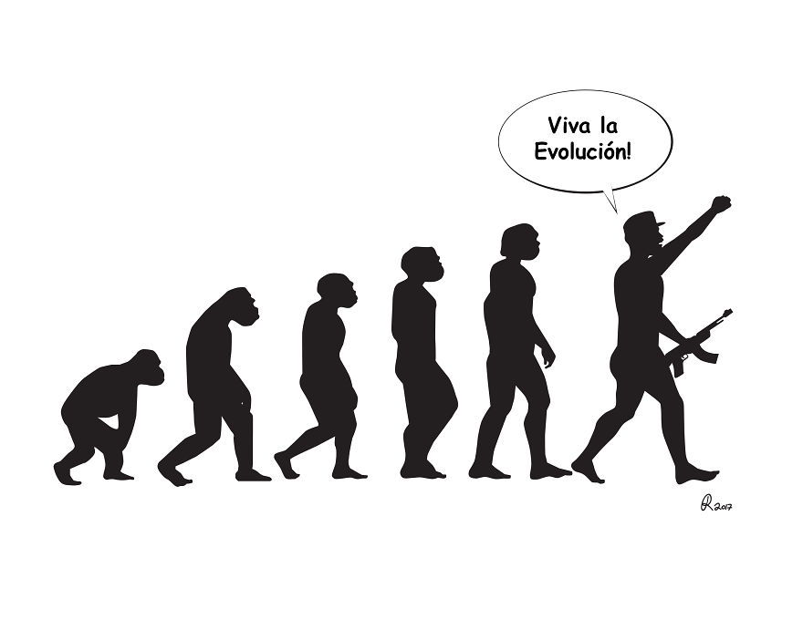 I Poke Fun At Our Modern Society In My 30 Cartoons Of The Human Evolution Silhouette I Poke Fun At Our Modern Society In My 30 Cartoons Of The Human Evolution Silhouette