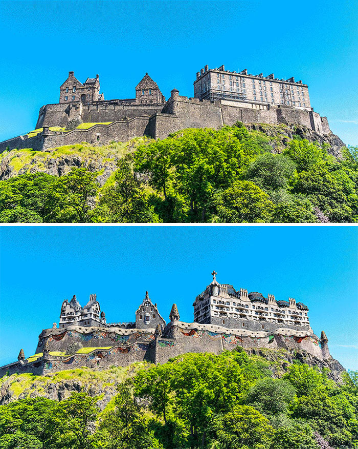 How Famous UK Landmarks Would Look If They Were Designed By These Famous People How Famous UK Landmarks Would Look If They Were Designed By These Famous People