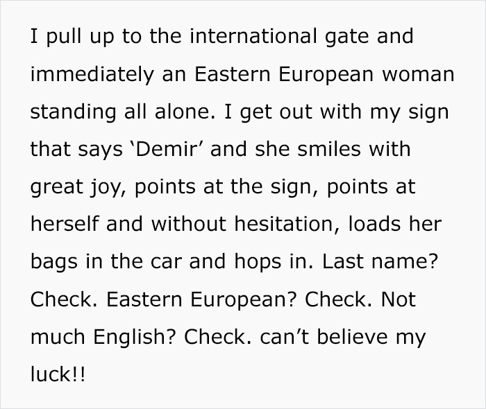 Guy Picks Up The Wrong Lady From The Airport, She Assumes She&#8217;s Being Kidnapped Mid-Trip And Calls The Cops