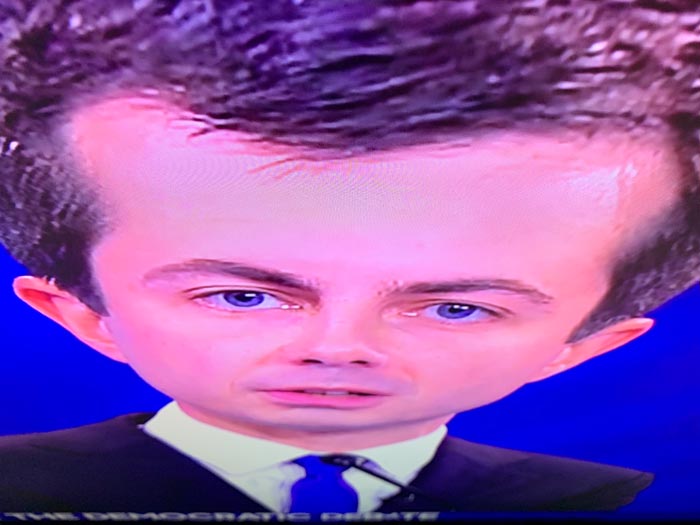 “Putting Your Phone Near The Top Of Your TV And Tilting It Down Turns The Candidates Into Debating Big Brains”