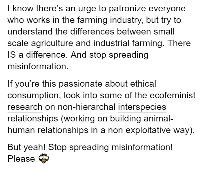 Tumblr Users Tell Vegans That There’s An Ethical Way To Eat Eggs And Honey Tumblr Users Tell Vegans That There’s An Ethical Way To Eat Eggs And Honey