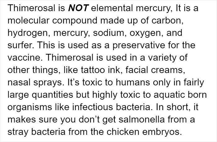 Anti-Vaxxer Tries To Frighten Others With ‘Scary’ Components, Gets Owned With Facts Anti-Vaxxer Tries To Frighten Others With ‘Scary’ Components, Gets Owned With Facts