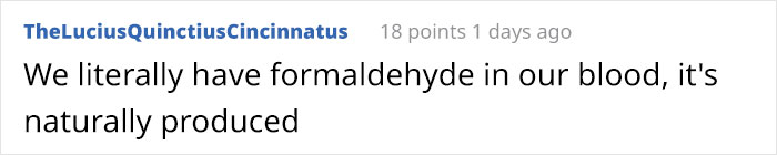 Anti-Vaxxer Tries To Frighten Others With ‘Scary’ Components, Gets Owned With Facts Anti-Vaxxer Tries To Frighten Others With ‘Scary’ Components, Gets Owned With Facts