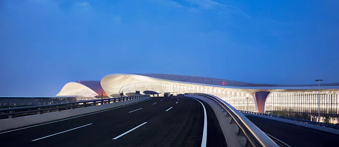 Beijing Opens A New Airport With The World’s Largest Terminal That Has A Roof Window The Size Of 25 Football Fields Beijing Opens A New Airport With The World’s Largest Terminal That Has A Roof Window The Size Of 25 Football Fields