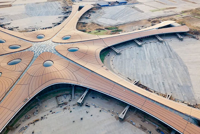 Beijing Opens A New Airport With The World’s Largest Terminal That Has A Roof Window The Size Of 25 Football Fields Beijing Opens A New Airport With The World’s Largest Terminal That Has A Roof Window The Size Of 25 Football Fields