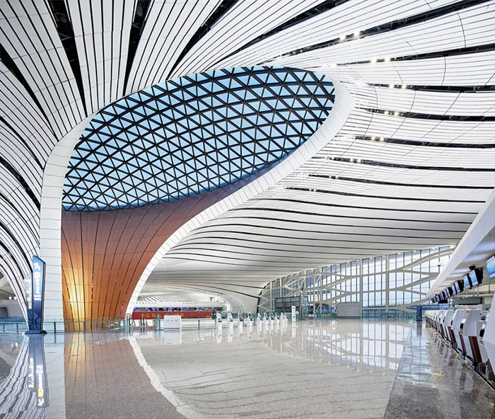 Beijing Opens A New Airport With The World’s Largest Terminal That Has A Roof Window The Size Of 25 Football Fields Beijing Opens A New Airport With The World’s Largest Terminal That Has A Roof Window The Size Of 25 Football Fields