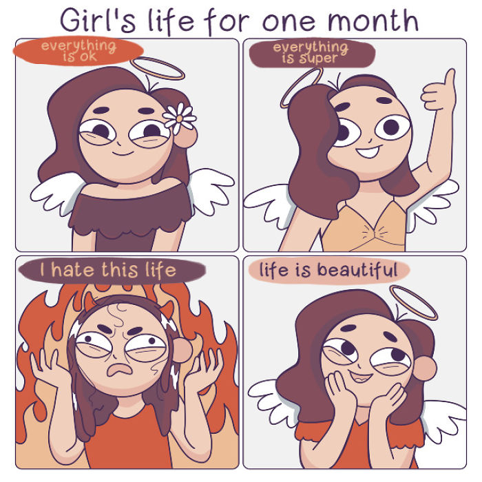 My 40 Comics That Illustrate Everyday Girls’ Problems In A Funny Way (New Pics) My 40 Comics That Illustrate Everyday Girls’ Problems In A Funny Way (New Pics)