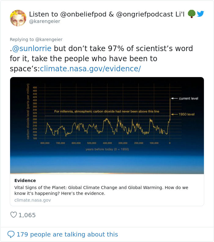 Person That Doesn’t Believe In Climate Change Says ‘SJWs’ Can’t ‘Explain The Science’, Gets Shut Down With Exactly That Person That Doesn’t Believe In Climate Change Says ‘SJWs’ Can’t ‘Explain The Science’, Gets Shut Down With Exactly That