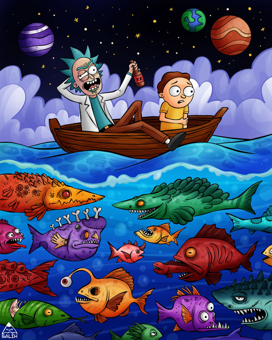 I Illustrated My Favorite Comics, TV Shows, And Movies In These 11 Fan Art Pics I Illustrated My Favorite Comics, TV Shows, And Movies In These 11 Fan Art Pics