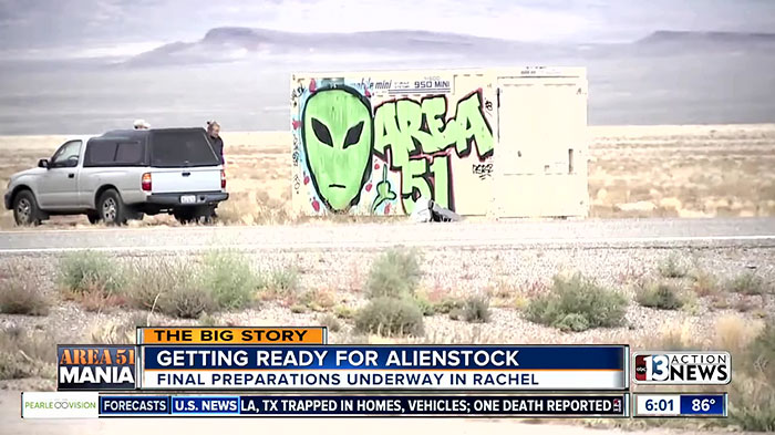 Man Spotted Naruto Running Near Area 51 During Live News Coverage