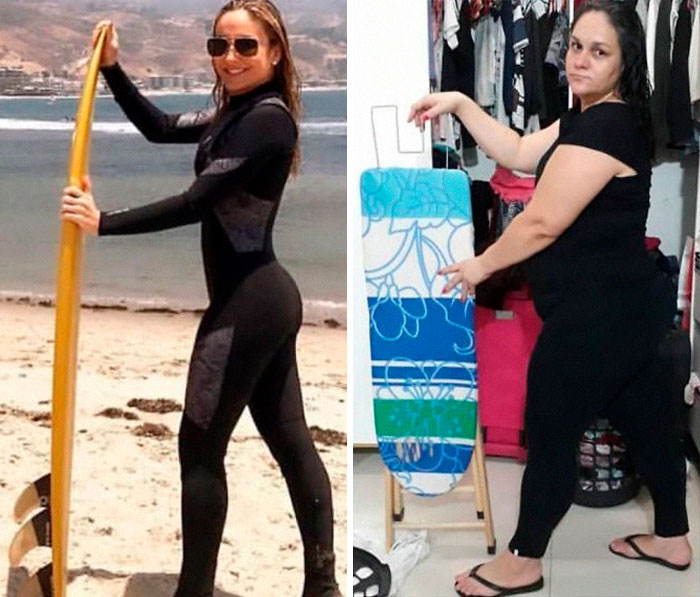 Brazilian Lady Recreates Posh Photoshoots To Point Out How Silly Some Of Them Are Brazilian Lady Recreates Posh Photoshoots To Point Out How Silly Some Of Them Are