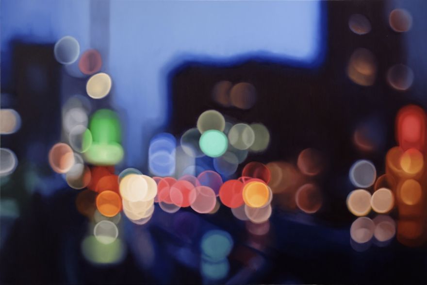 Artist Shows How People With Bad Eyesight See The World Without Glasses In 12 Oil Paintings (New Pics)