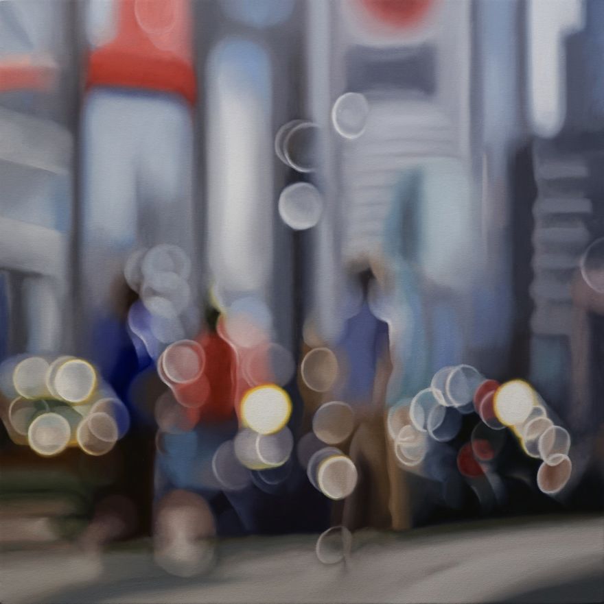 Artist Shows How People With Bad Eyesight See The World Without Glasses In 12 Oil Paintings (New Pics)