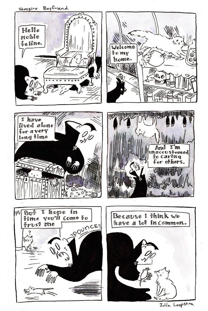 Artist Imagines What Having A Vampire Boyfriend Is Like And It’s Not The One From Twilight Artist Imagines What Having A Vampire Boyfriend Is Like And It’s Not The One From Twilight