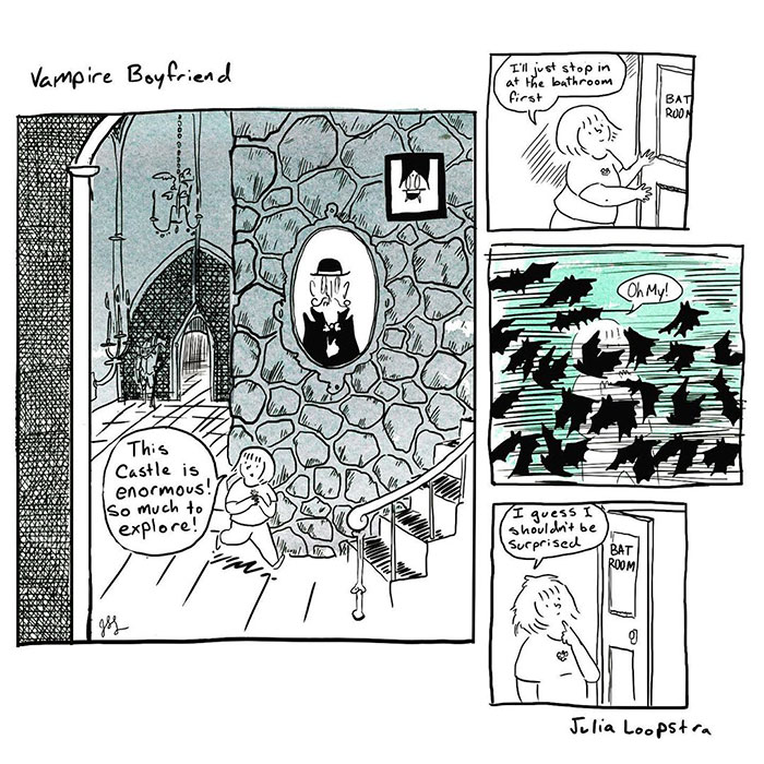 Artist Imagines What Having A Vampire Boyfriend Is Like And It’s Not The One From Twilight Artist Imagines What Having A Vampire Boyfriend Is Like And It’s Not The One From Twilight