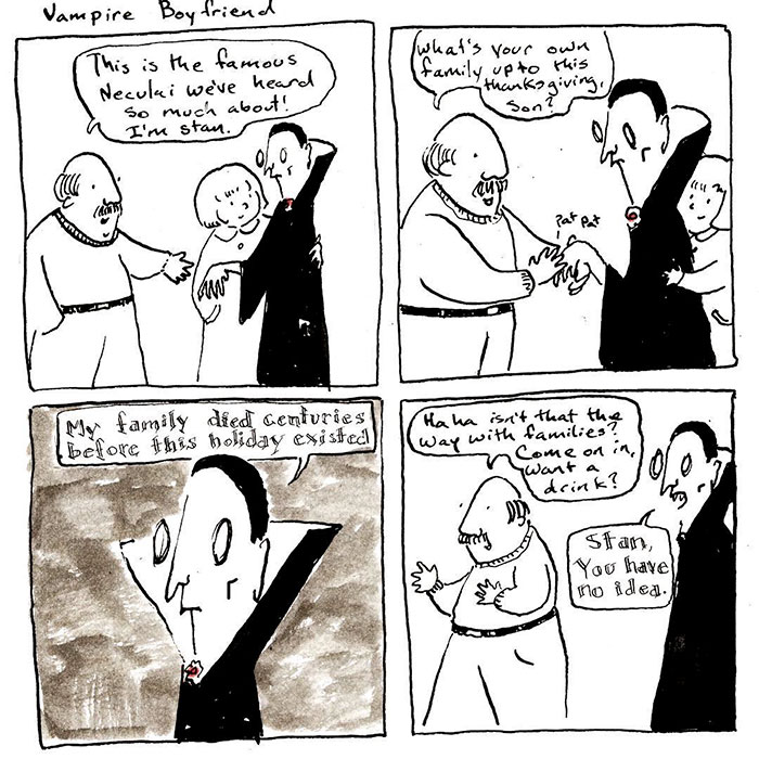 Artist Imagines What Having A Vampire Boyfriend Is Like And It’s Not The One From Twilight Artist Imagines What Having A Vampire Boyfriend Is Like And It’s Not The One From Twilight