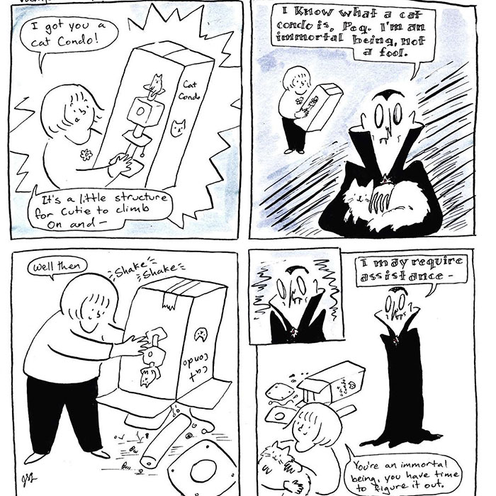 Artist Imagines What Having A Vampire Boyfriend Is Like And It’s Not The One From Twilight Artist Imagines What Having A Vampire Boyfriend Is Like And It’s Not The One From Twilight