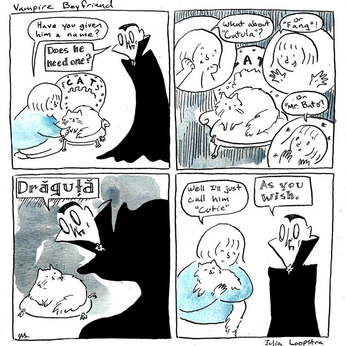 Artist Imagines What Having A Vampire Boyfriend Is Like And It’s Not The One From Twilight Artist Imagines What Having A Vampire Boyfriend Is Like And It’s Not The One From Twilight