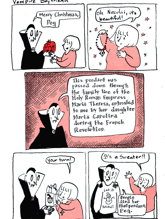 Artist Imagines What Having A Vampire Boyfriend Is Like And It’s Not The One From Twilight Artist Imagines What Having A Vampire Boyfriend Is Like And It’s Not The One From Twilight